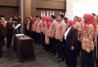 Pelantikan DPW PPNI Bengkulu, Rabu (10/05/2017) di Hotel Santika