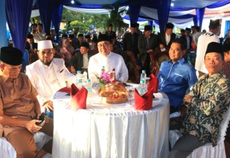Walikota Bengkulu dan Gubernur Bengkulu bersama unsur FKPD Provinsi dan tamu undangan