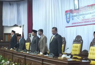 Paripurna penyerahan LHP BPK RI
