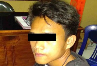 JN saat diamankan polisi. Foto: (Tribratanewsbengkulu.com)