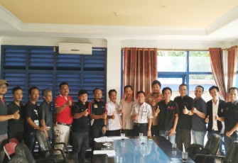 Perwakilan media online membentuk kepengurusan SMSI Provinsi Bengkulu, Senin (31/07/2017)