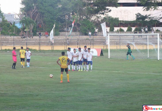 Foto: PS Bengkulu saat menjamu Cilegon Untited dilaga kandang