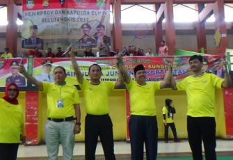 Kejurprov PBSI dan Kapolda Cup ke-IV se-Sumatera Resmi Di Mulai