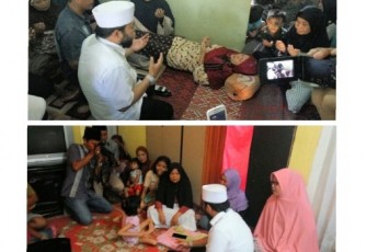 Walikota datang menjenguk 2 warga kota yang mengidap penyakit langka
