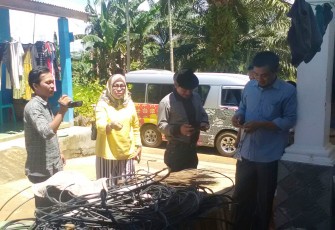 Sidak Proyek LPJU Komisi II DPRD Kota Bengkulu