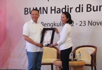Kunjungan Menteri BUMN Rini Soemarno ke Bengkulu Terkait dengan Kelurahan Kampung Sejahtera karena sekitar 11,8 Hektar