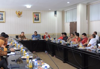 Kunjungan Kerja Komisi X DPR RI di Ruang Rafflesia Kantor Gubernur Bengkulu.