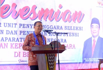 Peresmian Unit Pelayanan Teknis (UPT) di Provinsi Bengkulu