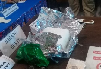 Barang Bukti Sabu yang berhasil disita dari pelaku