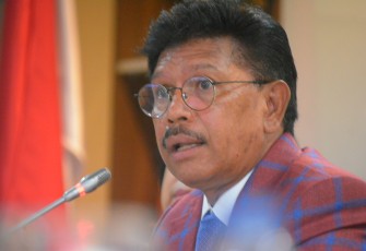 Ketua Fraksi Partai NasDem Johnny G Plate 