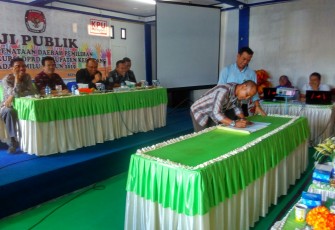 Uji Pablik usulan Penataan Dapil.