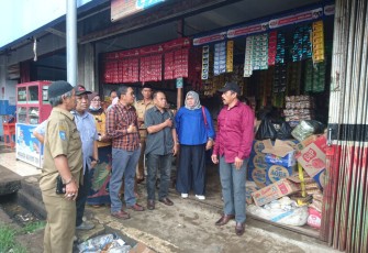 Rombongan anggota dewan Kota Bengkulu saat melakukan sidak