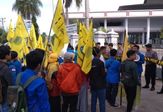 Demo PMII Tolak UU MD3