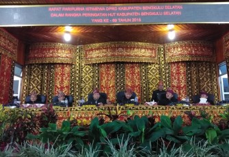 Paripurna Istimewa DPRD Bengkulu Selatan 