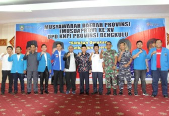 Musdaprov Ke XV DPD Komite Nasional Pemuda Indonesia (KNPI) Provinsi Bengkulu, Rabu (25/4)