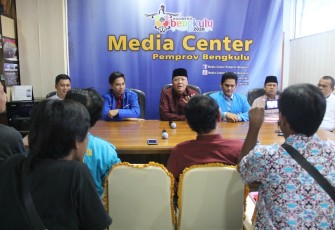 Jumpa pers KNPI Bengkulu difasilitasi Pemprov