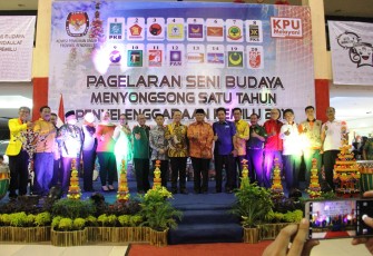 Pagelaran Seni Budaya Menyongsong Satu Tahun Penyelenggaraan Pemilu 2019