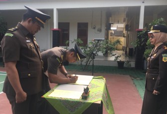 Sertijab Kasi Intel Kejari Kota Lubuk Linggau, Sumsel