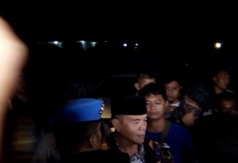 Dirwan Mahmud saat tiba di Mapolda Bengkulu