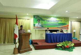 Asisten Administrasi Umum Gotri Suyanto Memebuka Kegiatan Pengembangan Dan Pembangunan Kawasan Pedesaaan 
