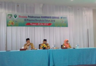 Kepala Dinas Kesehatan Provinsi Bengkulu Herwan Antoni saat menghadiri acara