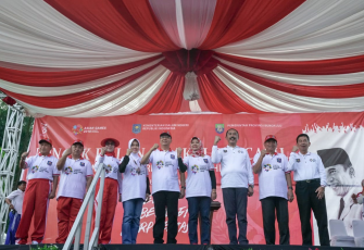 Rangkaian acara Puncak Bulan Bhakti Pancasila dalam rangka memperingati Hari Lahir Pancasila di Provinsi Bengkulu tahun 2018