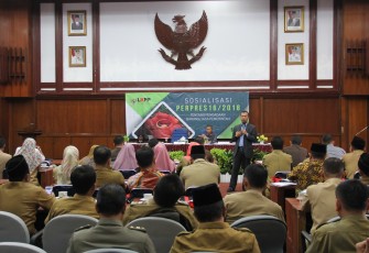 Pembukaan Sosialisasi Perpres No 16 tahun 2018