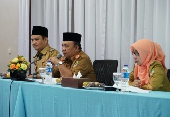 Sekretaris Daerah Provinsi Bengkulu Nopian Andusti menghadiri sekaligus memberikan materi pada Workshop Pelaksanaan Gerakan Masyarakat Hidup Sehat.