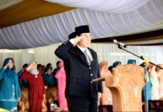Pemkab Rejang Lebong Saat Upacara Hardiknas