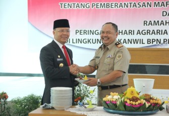 -Plt. Gubernur Bengkulu Rohidin Mersyah menjadi Inspektur Upacara Peringatan Hari Agraria dan Tata Ruang Nasional Tahun 2018