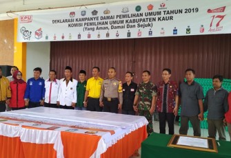 Deklarasi Pemilu Damai KPUD Kaur