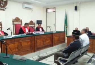 Sidang vonis terdakwa di PN Tipikor Bengkulu