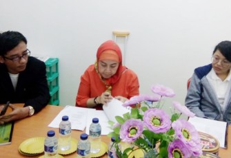Dewan Pers saat melakukan verifikasi faktual di Kantor Klikwarta.com, Jumat (07/09/2018)