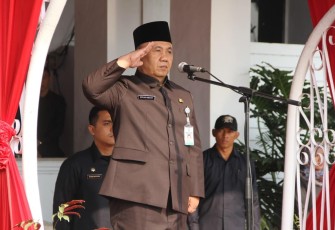 Sekretaris Daerah Provinsi Bengkulu Nopian Andusti Pimpin Upacara Peringatan Hari Kesaktian Pancasila 