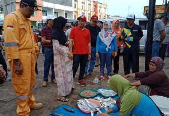 Wakil Walikota Bengkulu Dedy Wahyudi kembali melakukan sosialisasi ke Pasar Panorama