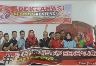 Deklarasi dukungan dari Benteng Jokowi di Bengkulu Tengah