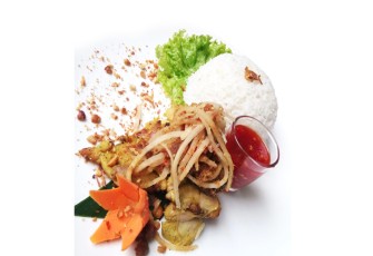 Ayam Bakar Pepaya Muda.