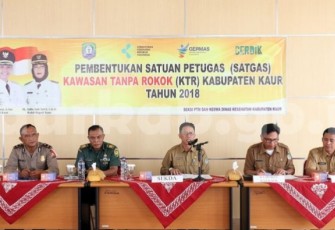 Pembentukan Tim Satgas KTR Kabupaten Kaur