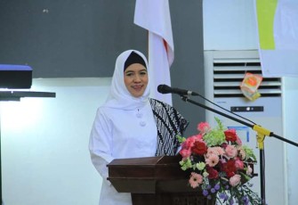 Ketua TP PKK Provinsi Bengkulu Derta Wahyulin Rohidin