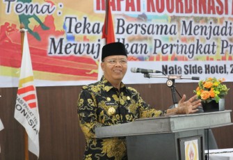 Gubernur Bengkulu Rohidin Mersyah 