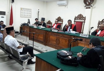 Sidang vonis Dirwan Mahmud, Hendrati dan Nursilawati di PN Tipikor Bengkulu