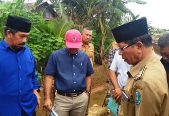Sidak Drainase Komisi II DPRD Kota Bengkulu DI Perumahan Bentiring Permai 