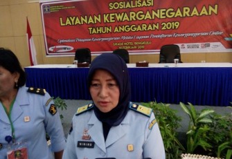 Kepala Divisi Pelayanan Hukum dan Ham Siti Cholistyaningsih SH MH