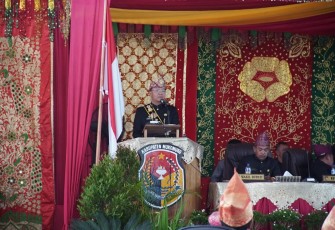 Gubernur Bengkulu Rohidin Mersyah menghadiri Rapat Paripurna Istimewa DPRD dalam rangka HUT ke - 16 Kabupaten Mukomuko