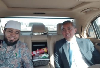 Wali Kota Bengkulu Helmi Hasan  Dan Duta Besar RI untuk Iran Octravino Alimudin
