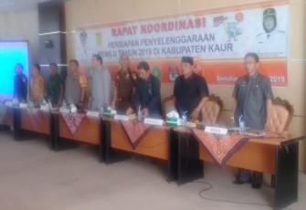 Bupati Kaur Buka Rakor Persiapan Penyelenggaraan Pemilu 2019