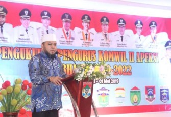 Wali Kota Bengkulu Helmi Hasan Dalam Acara Musyawarah Komisariat Wilayah II Asosiasi Pemerintah Kota Seluruh Indonesia