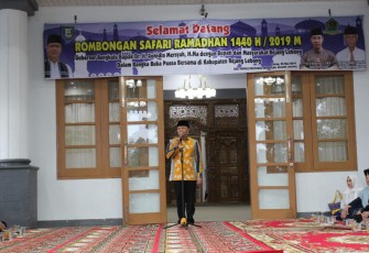 Gubernur Bengkulu Rohidin Mersyah Dalam Kunjungan Kerja di Kabupaten Rejang Lebong