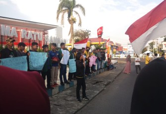 Untuk Indonesia Bersatu, Mahasiswa Bengkulu Serukan Persatuan Bangsa