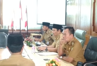 Kepala Dinas Kesehatan Provinsi Bengkulu Herwan Antoni Buka Rapat Evaluasi 